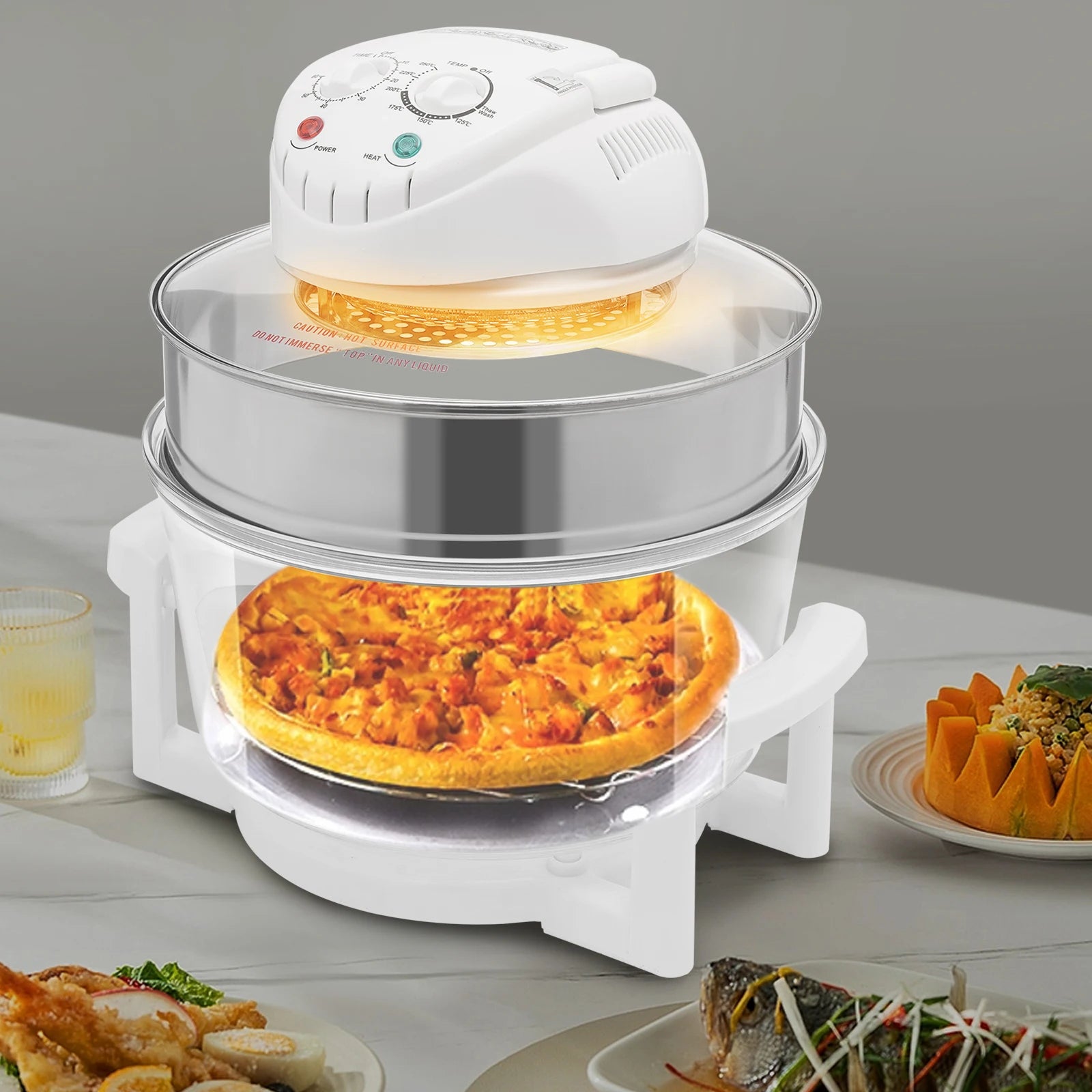 110V 17.96Qt Visual Air Fryer 1200-1400W