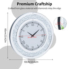 Mirrored Wall Clock
