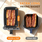 Dual Basket Air Fryer, 9.5 Quart