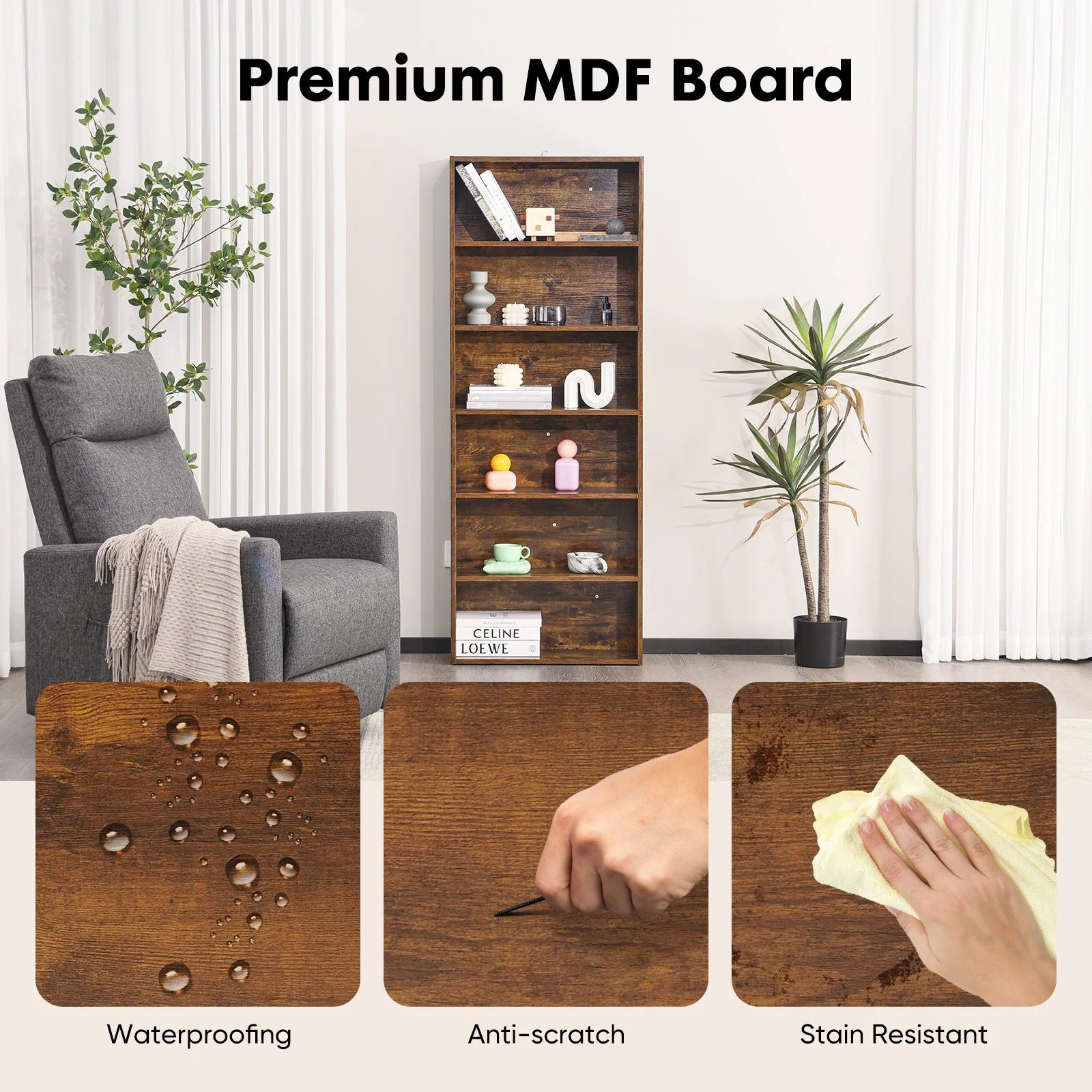 Wooden Shelf Bookcase