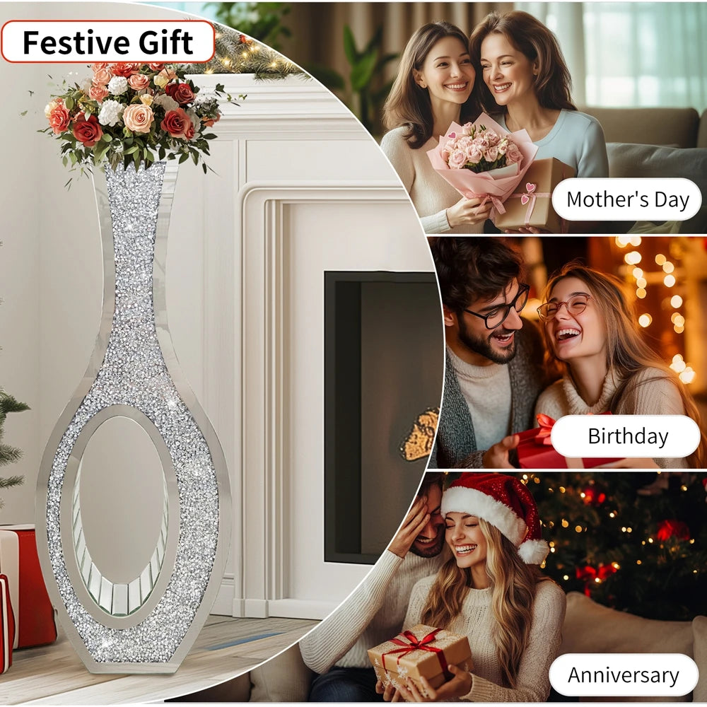Mirrored Vase