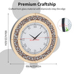 Mirrored Wall Clock
