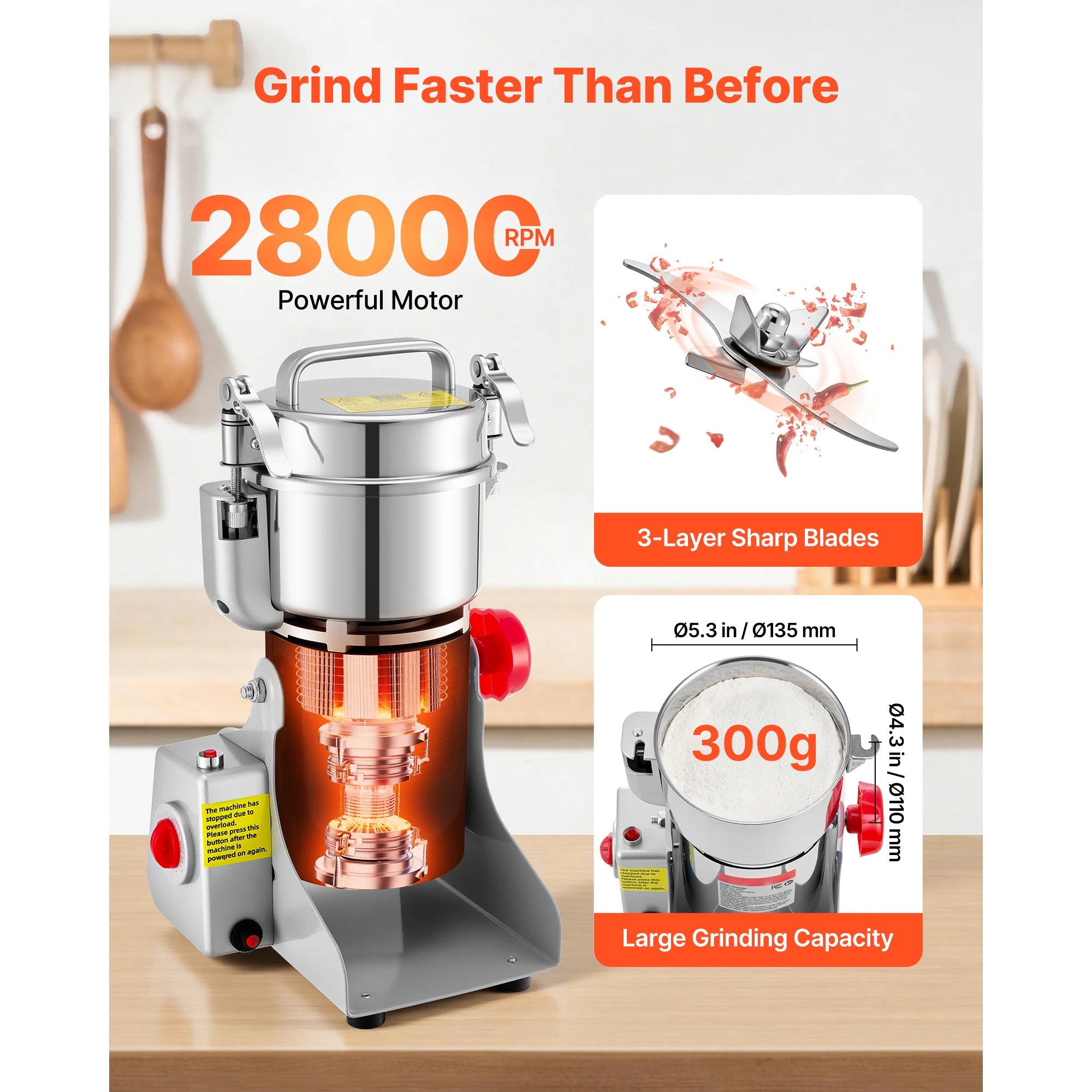 Grain Mill Grinder