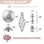 Metal Vase Set,