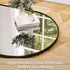 26" x 71"   Aluminum Alloy Frame Full Body Mirror
