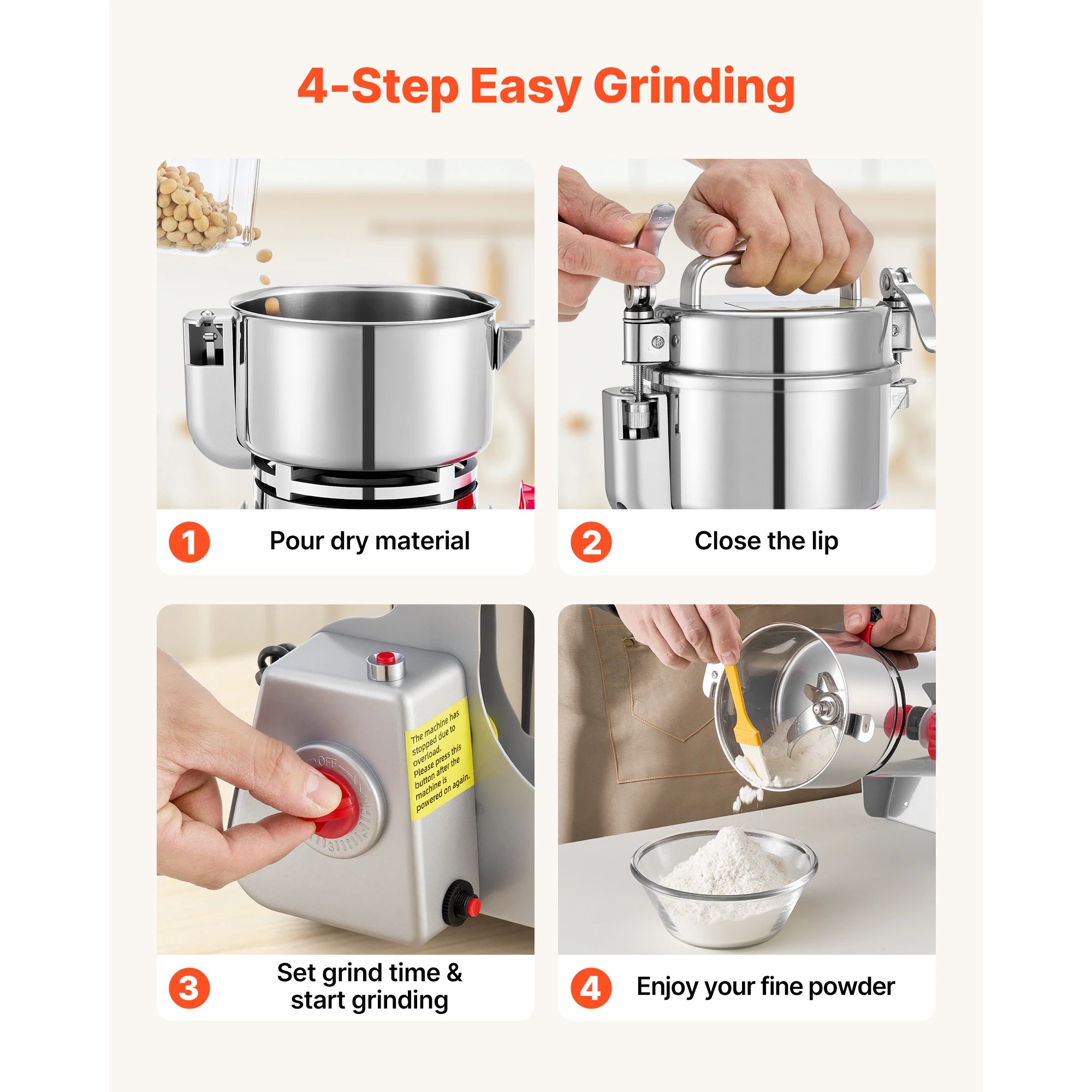 Grain Mill Grinder