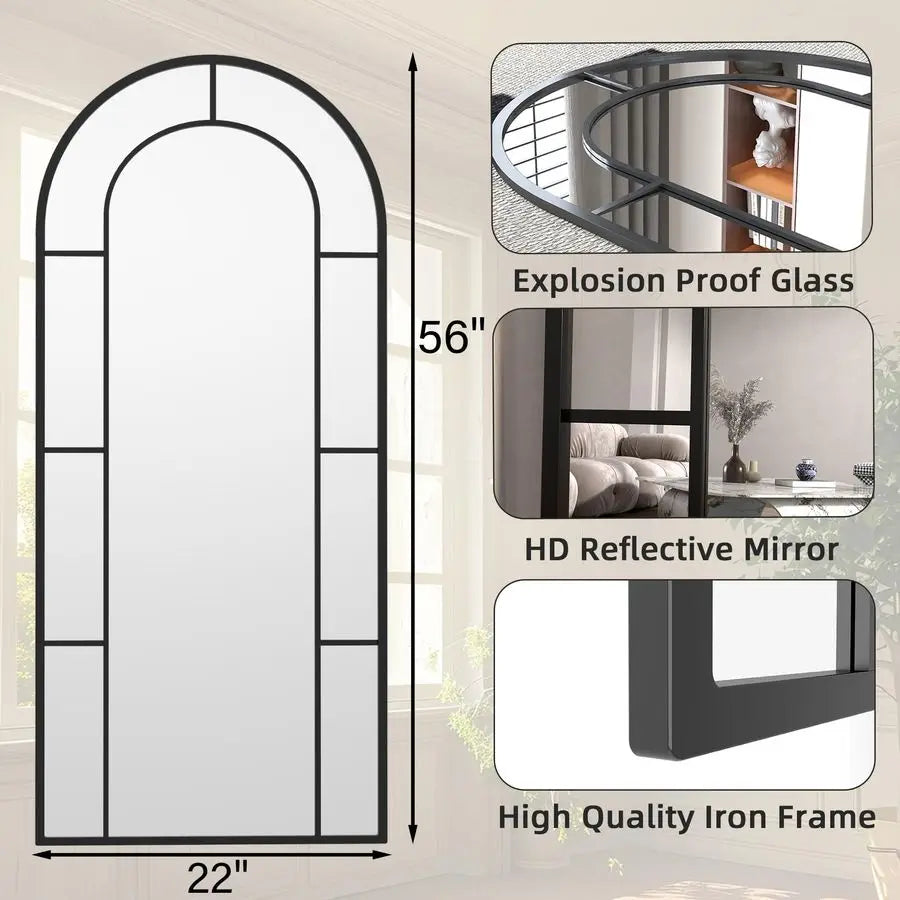 Window Pane Mirror