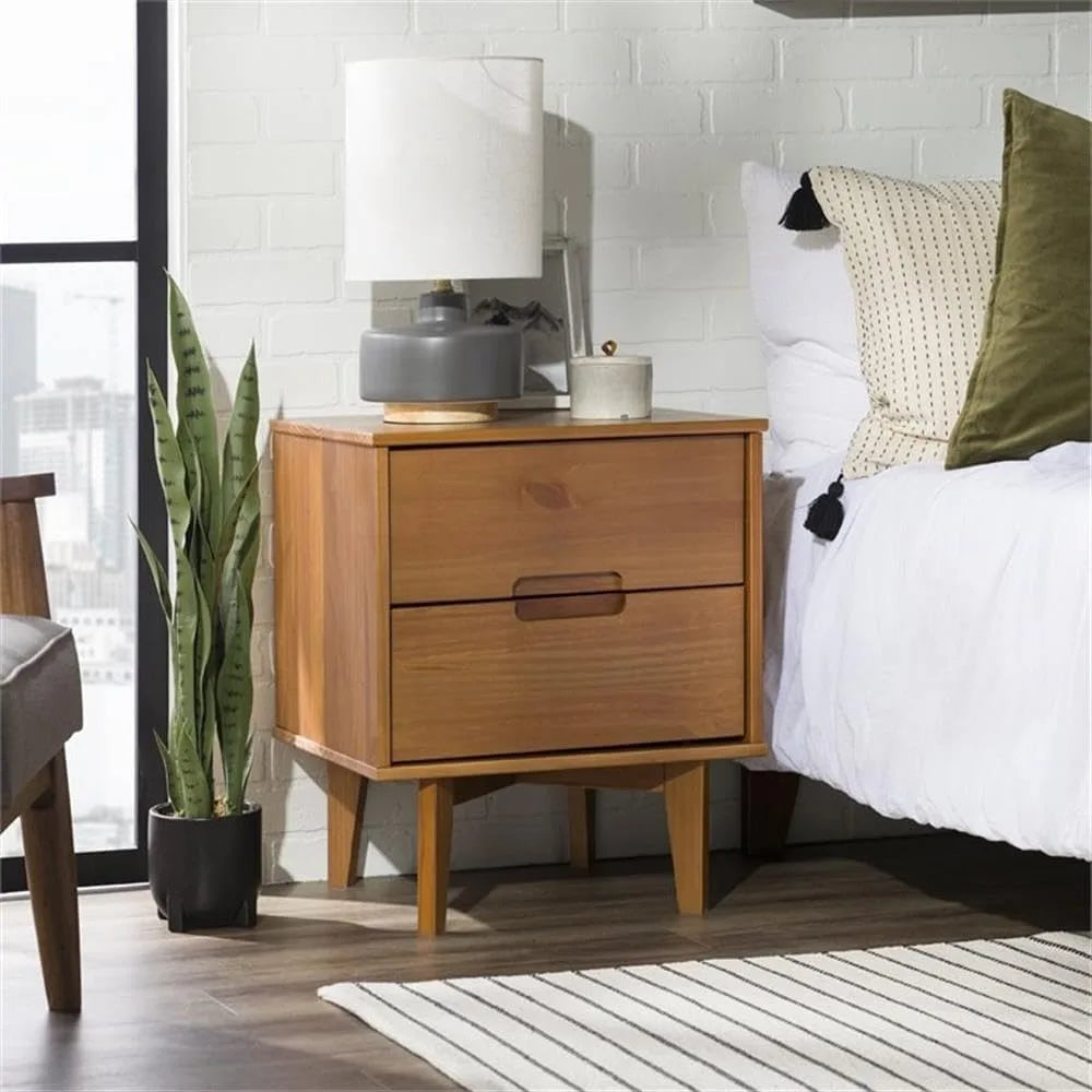 Wood Nightstand