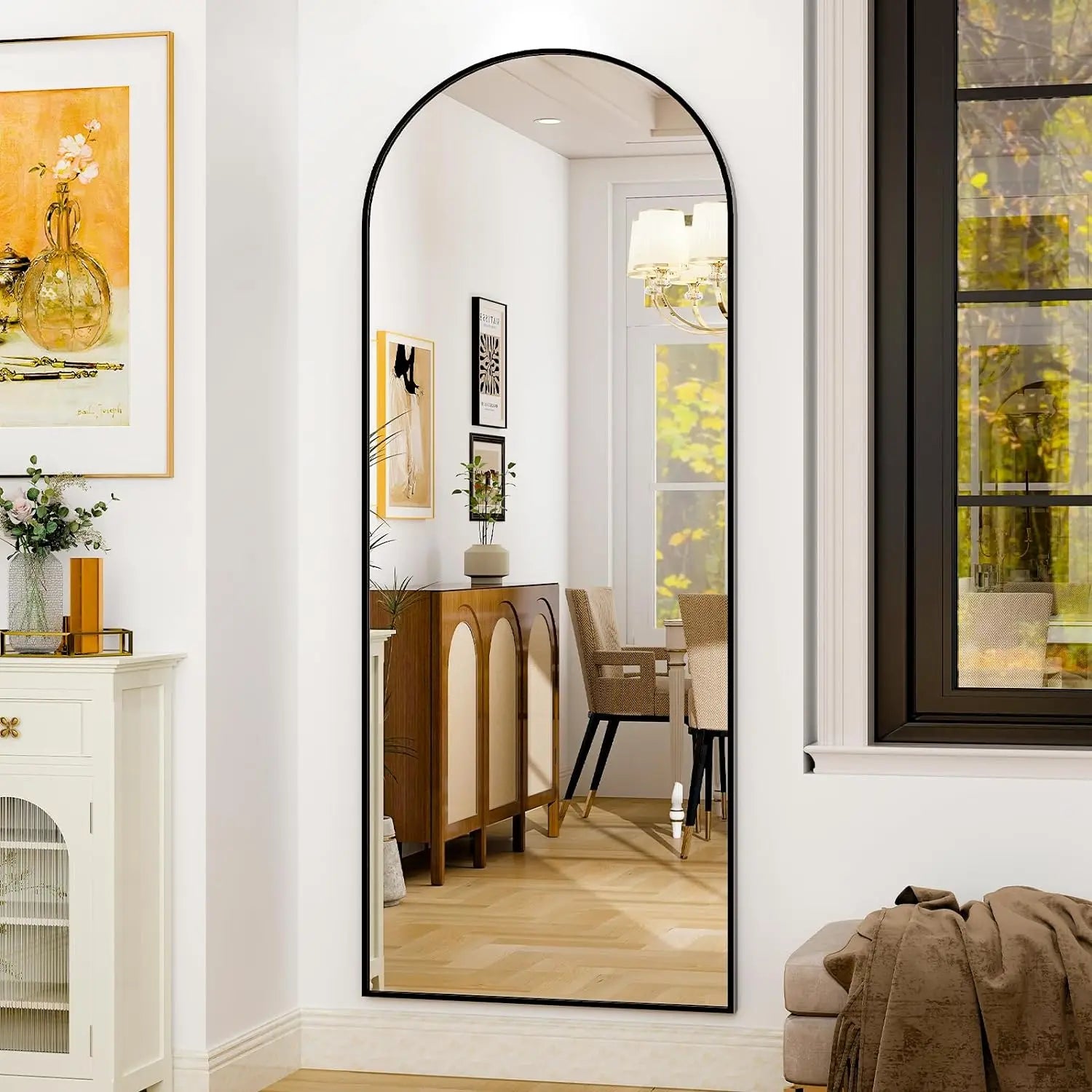 26" x 71"   Aluminum Alloy Frame Full Body Mirror