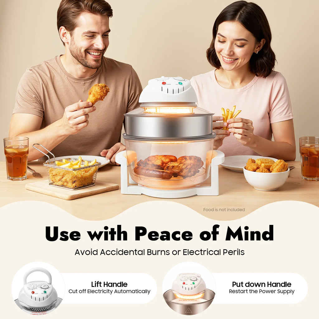 110V 17.96Qt Visual Air Fryer 1200-1400W