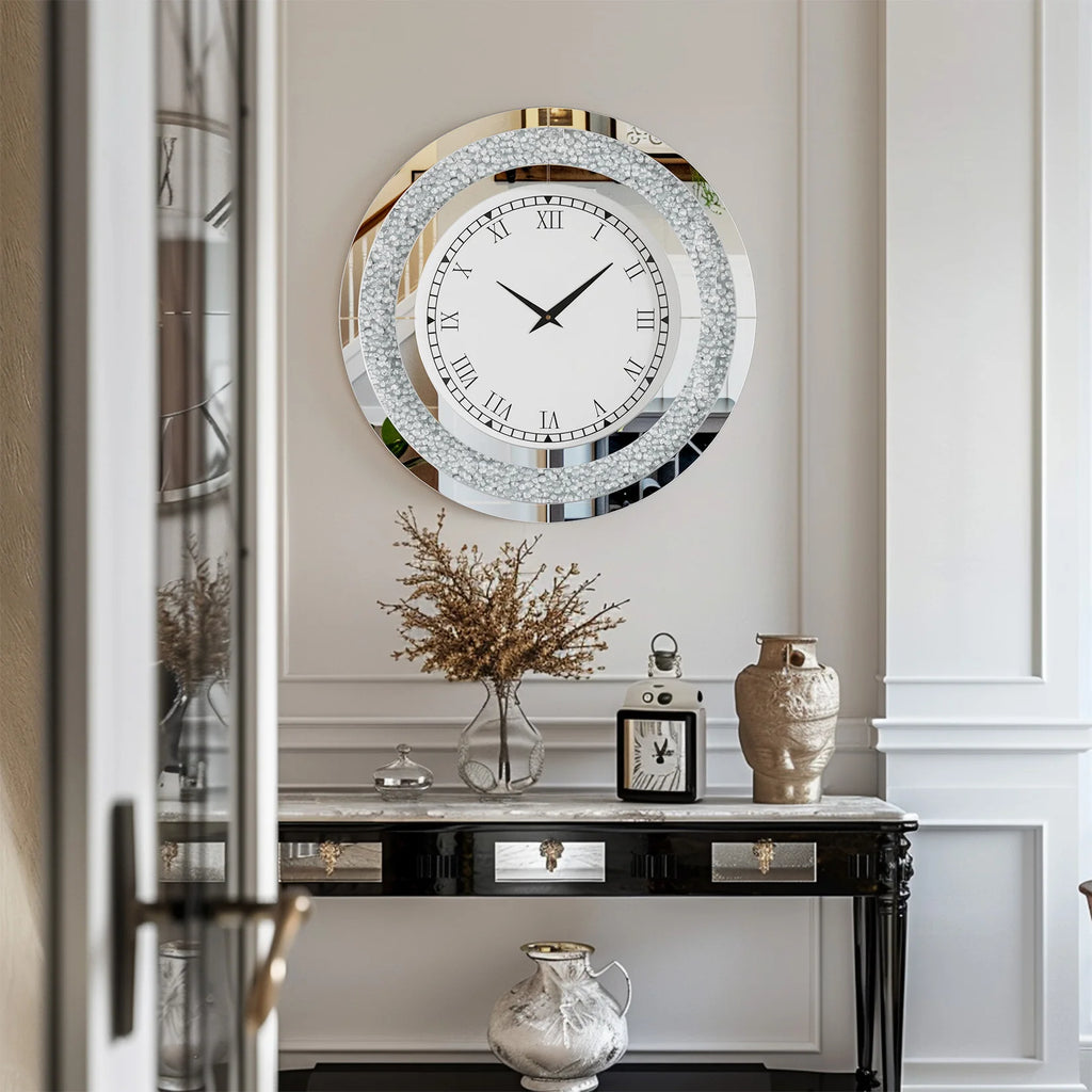 Mirrored Wall Clock