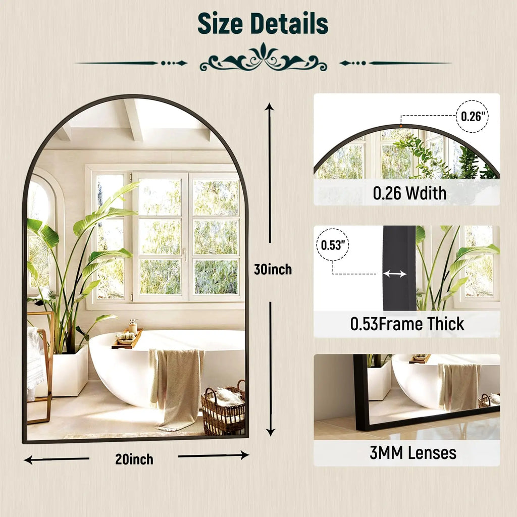 Arch Bathroom Mirror