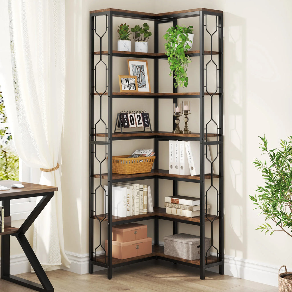 Corner Bookshelf