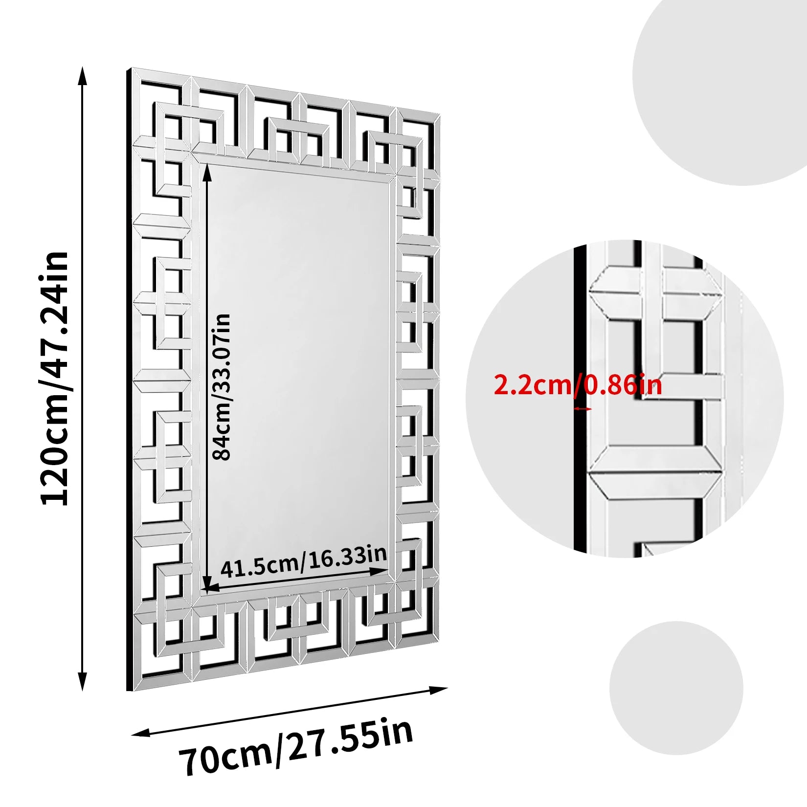 , Wall Accent Mirror,