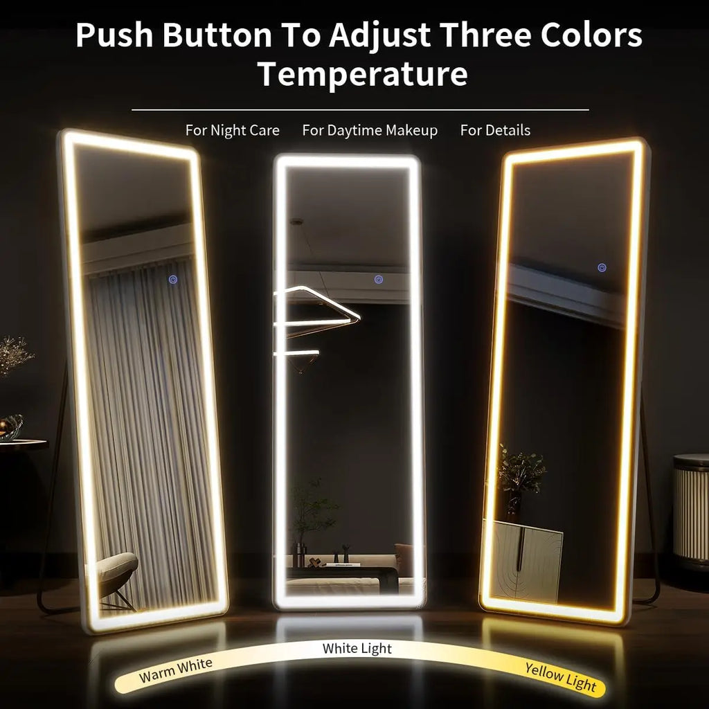 Lighted Floor Mirror