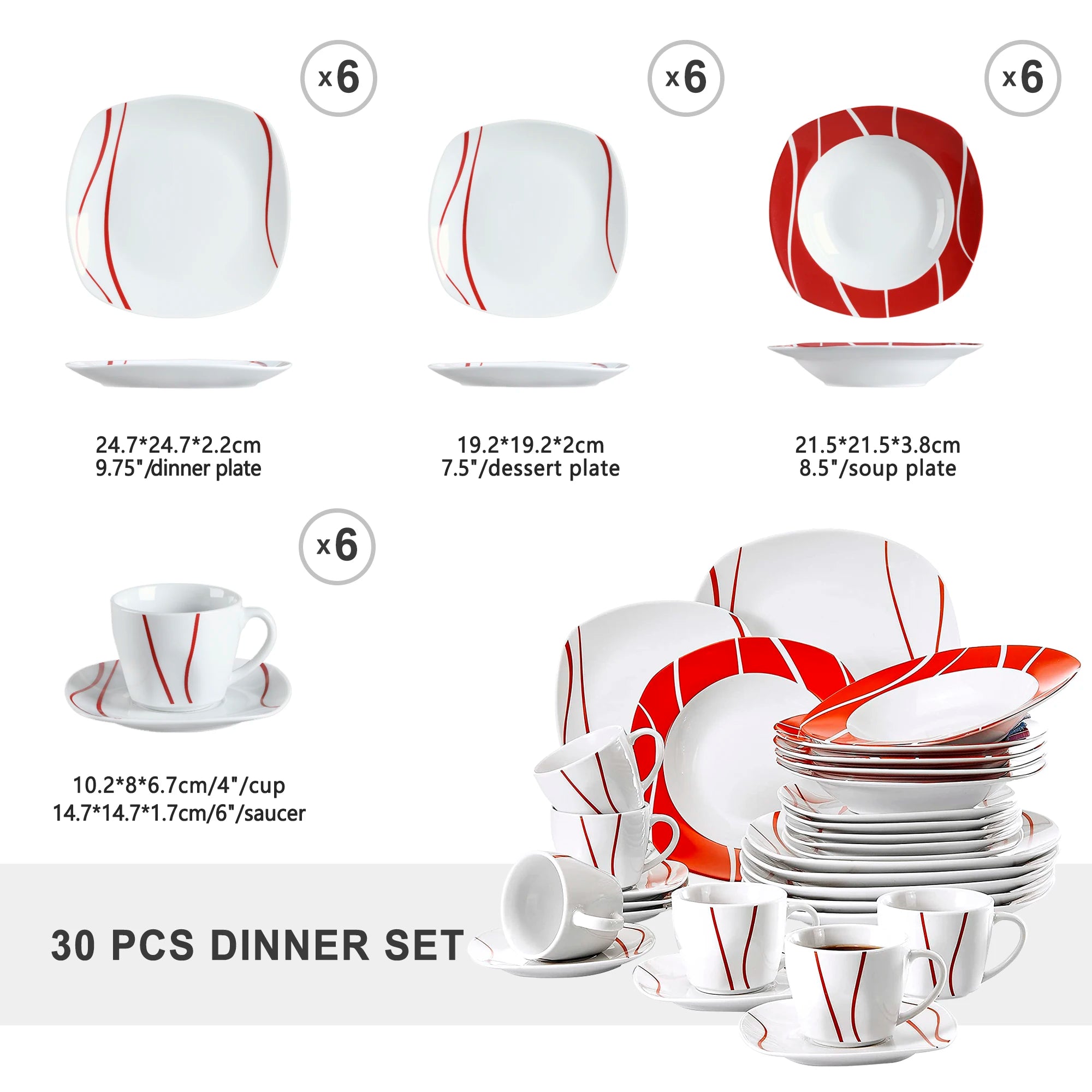 Porcelain Dinner Set