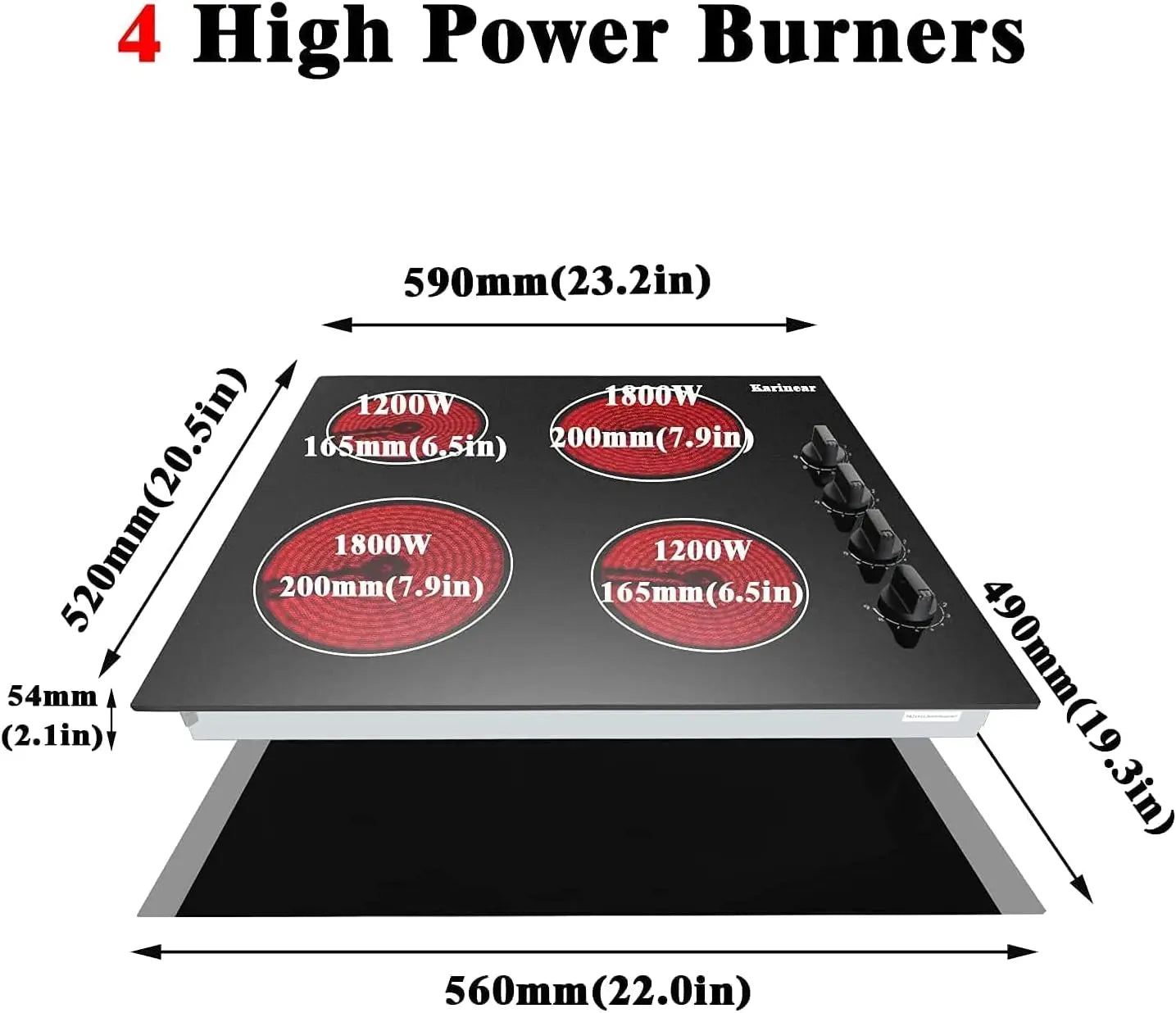 Electric Cooktop,