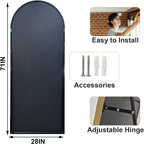 26" x 71"   Aluminum Alloy Frame Full Body Mirror
