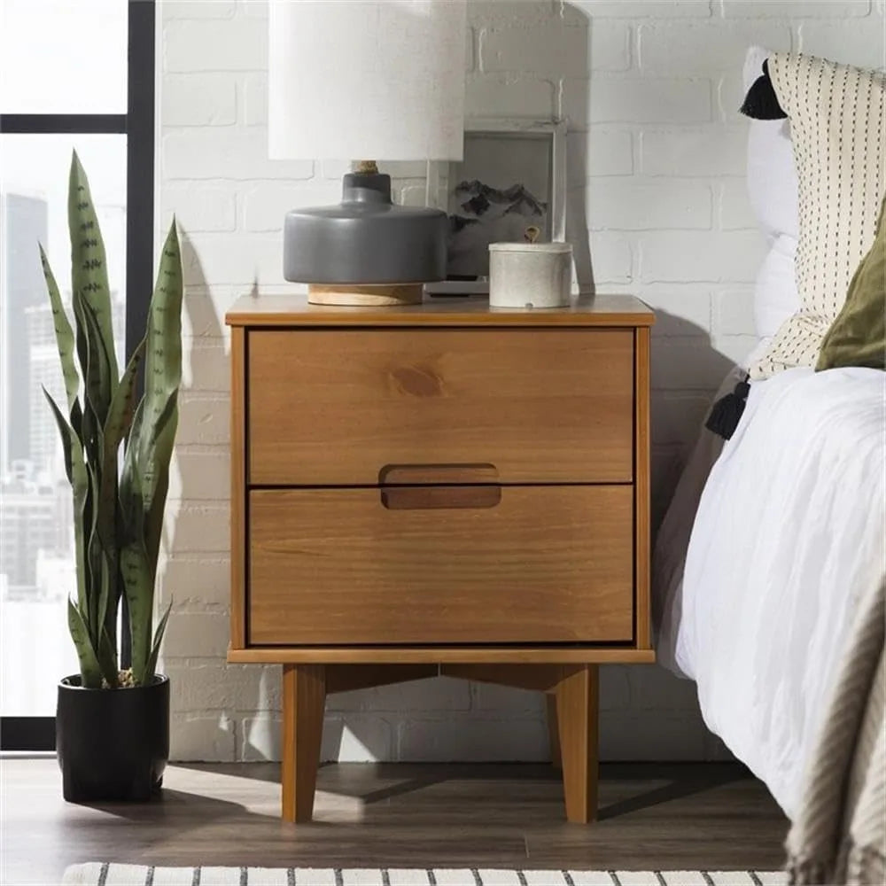 Wood Nightstand