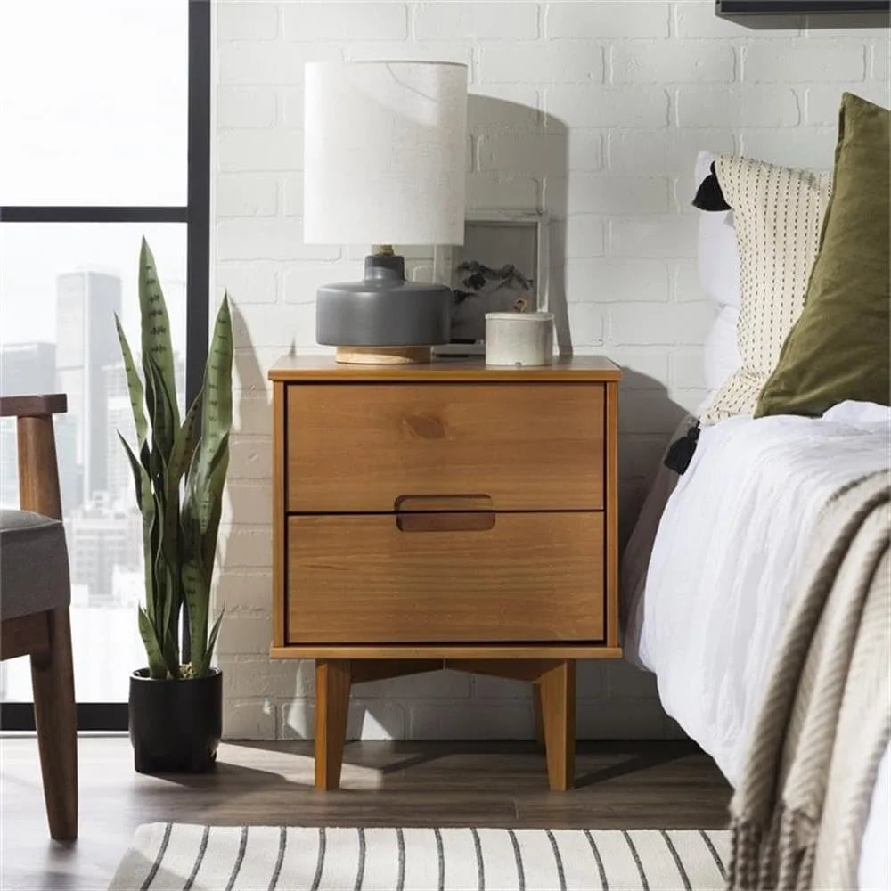 Wood Nightstand