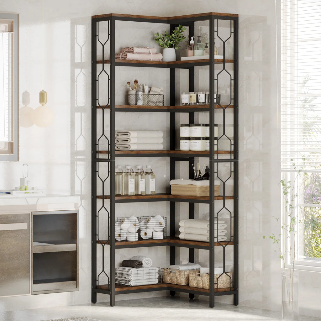 Corner Bookshelf