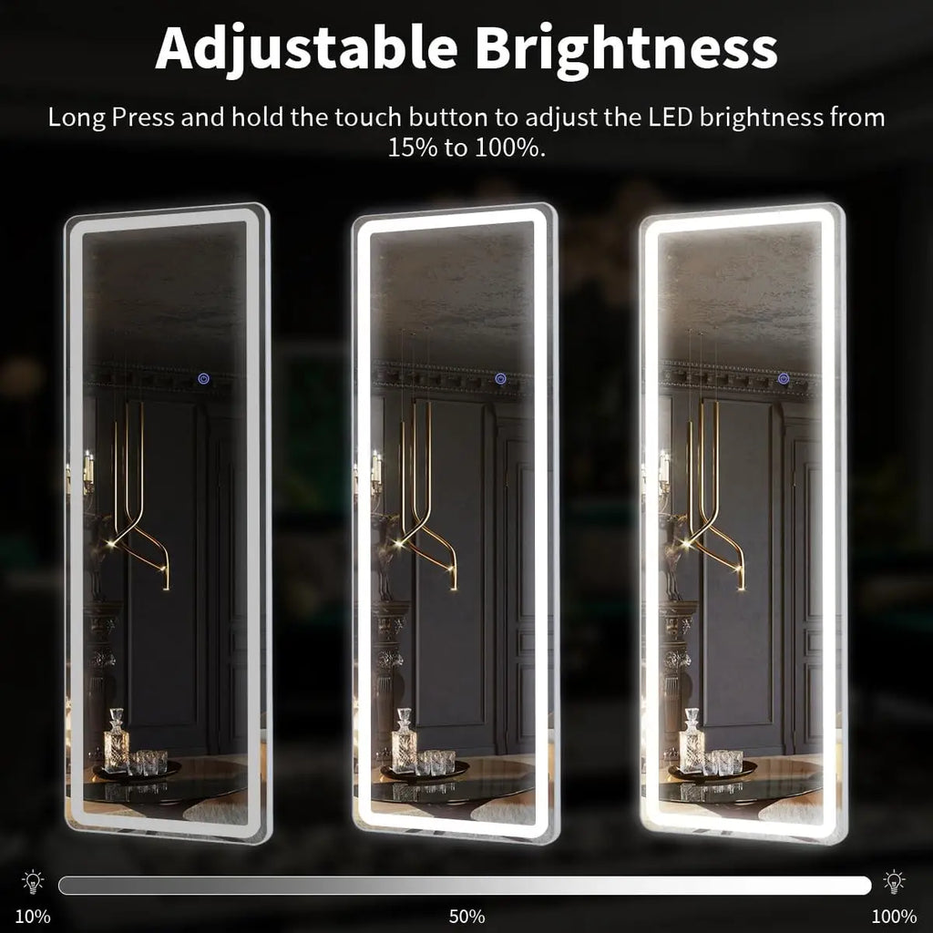 Lighted Floor Mirror