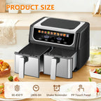 Dual Basket Air Fryer, 9.5 Quart